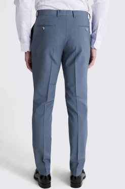 Tailored Fit Steel Blue Performance Trousers