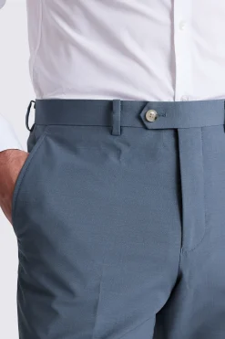 Tailored Fit Steel Blue Performance Trousers