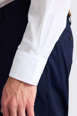 Tailored Fit White Stretch Shirt