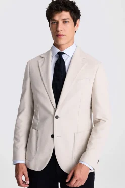 Tailored Fit Winter White Moleskin Jacket