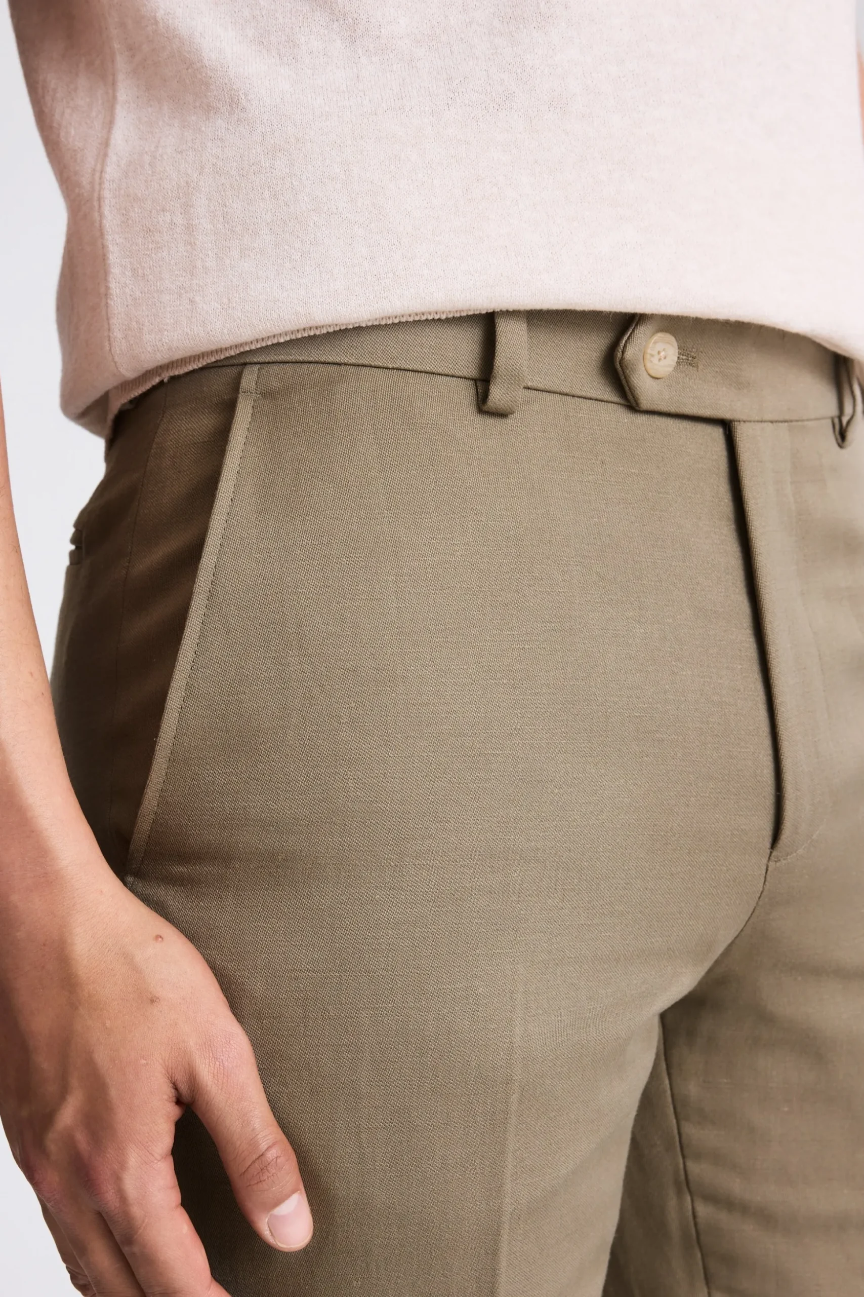 Tailored Sage Trousers