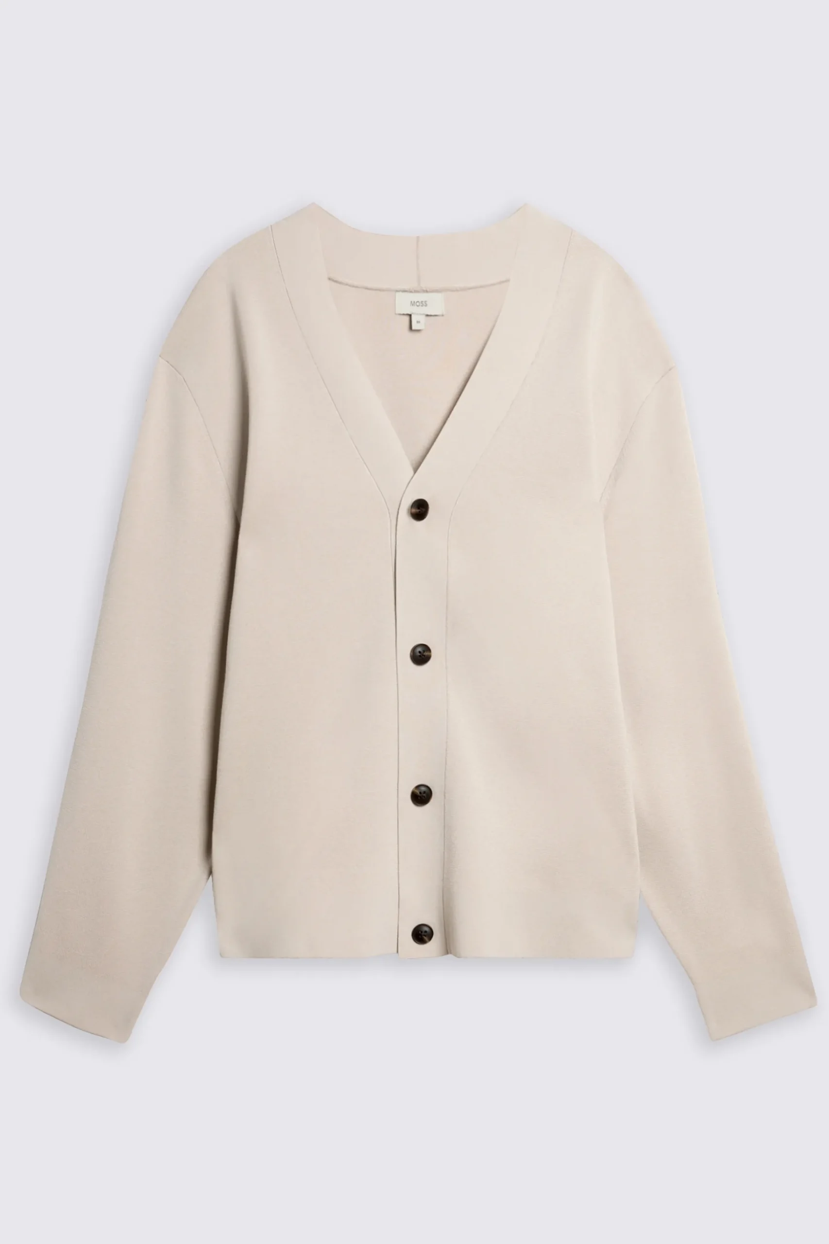 Taupe Four Button Cardigan