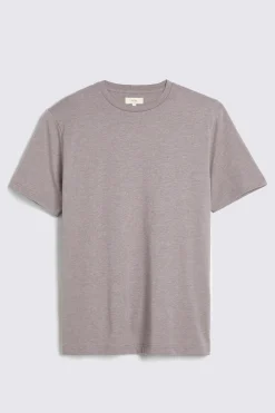 Taupe Melange Crew-Neck T-Shirt