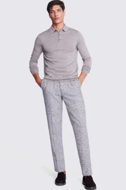 Taupe Merino Polo Shirt