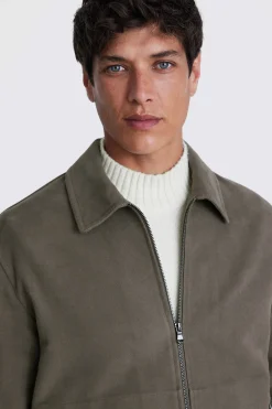 Taupe Moleskin Jacket