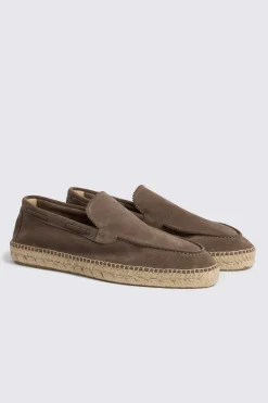 Taupe Suede Espadrille