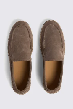 Taupe Suede Espadrille