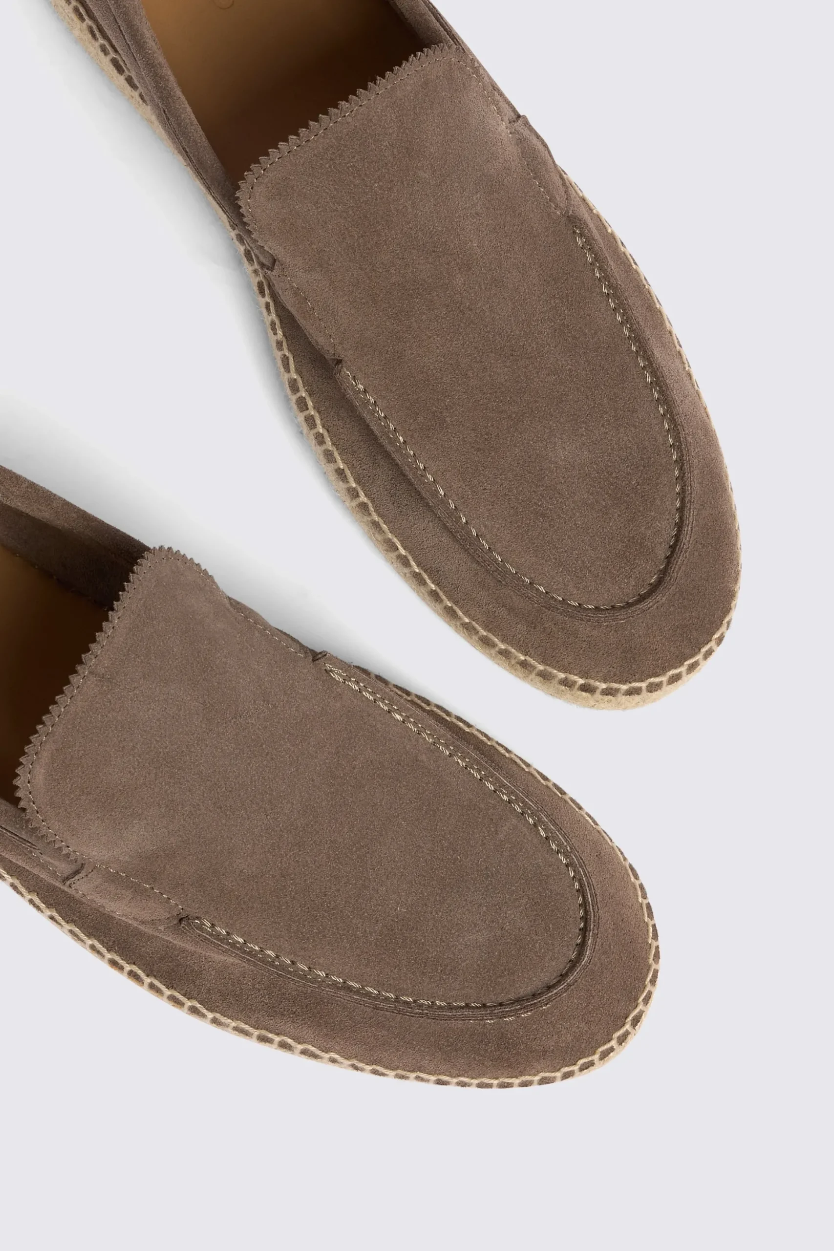 Taupe Suede Espadrille