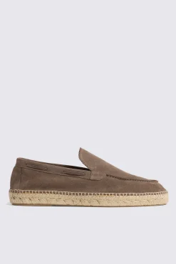 Taupe Suede Espadrille