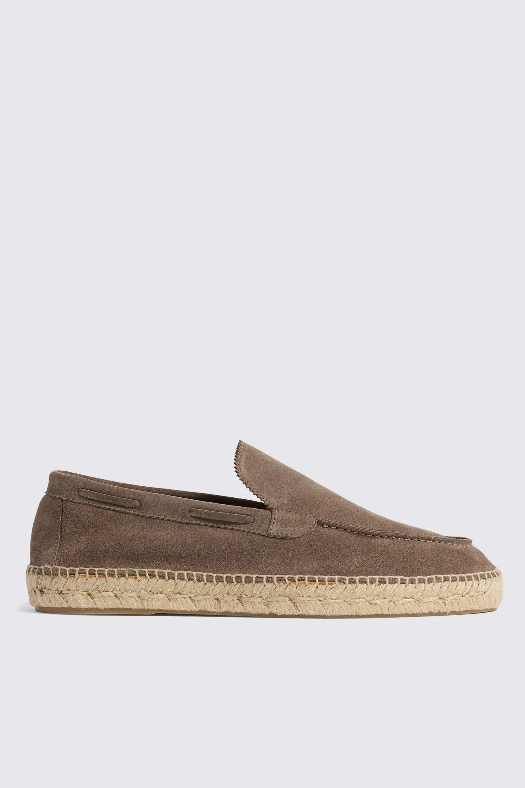 Taupe Suede Espadrille