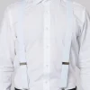 White Clip-On Braces