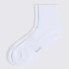 White Half Ankle Socks