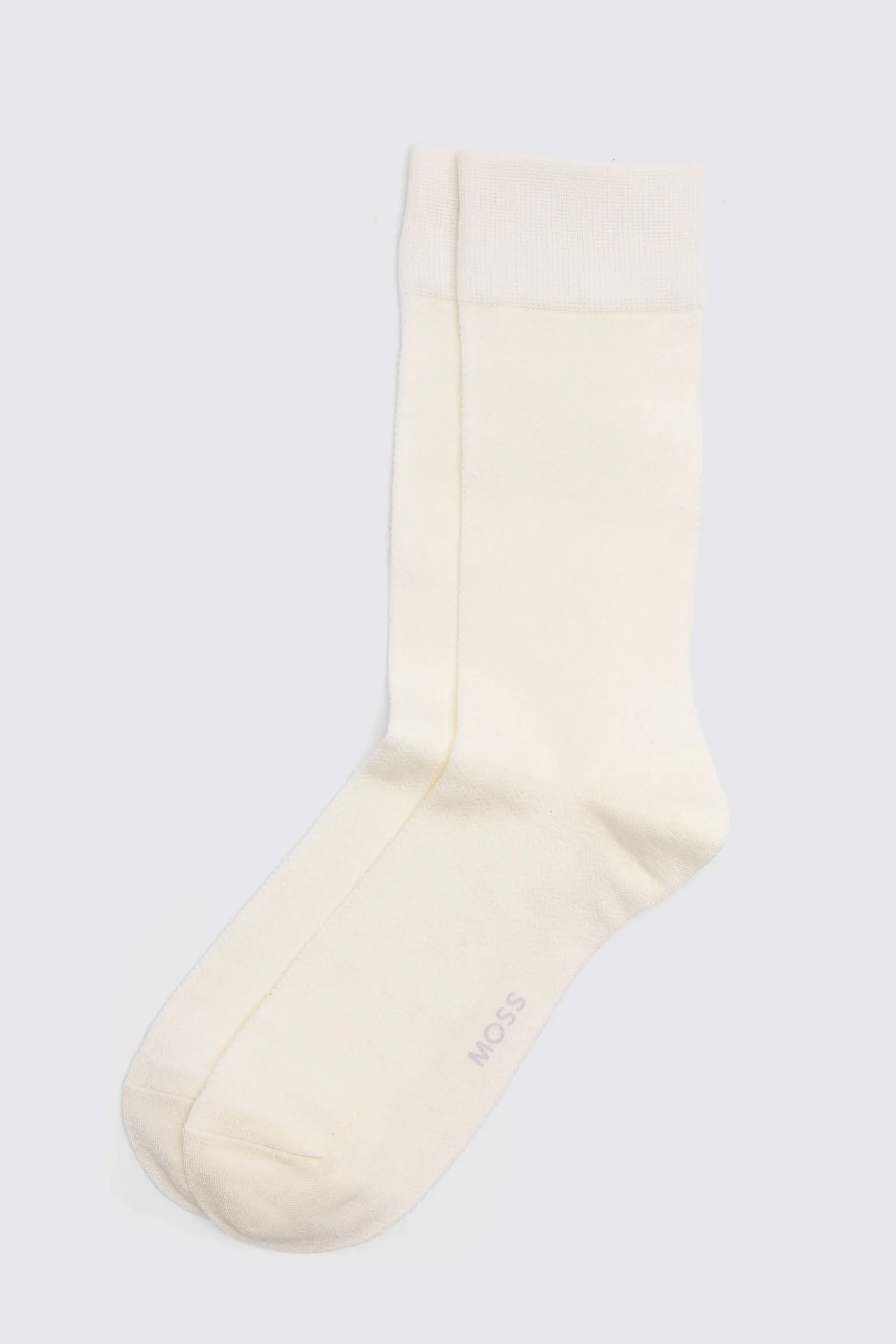 White Herringbone Socks