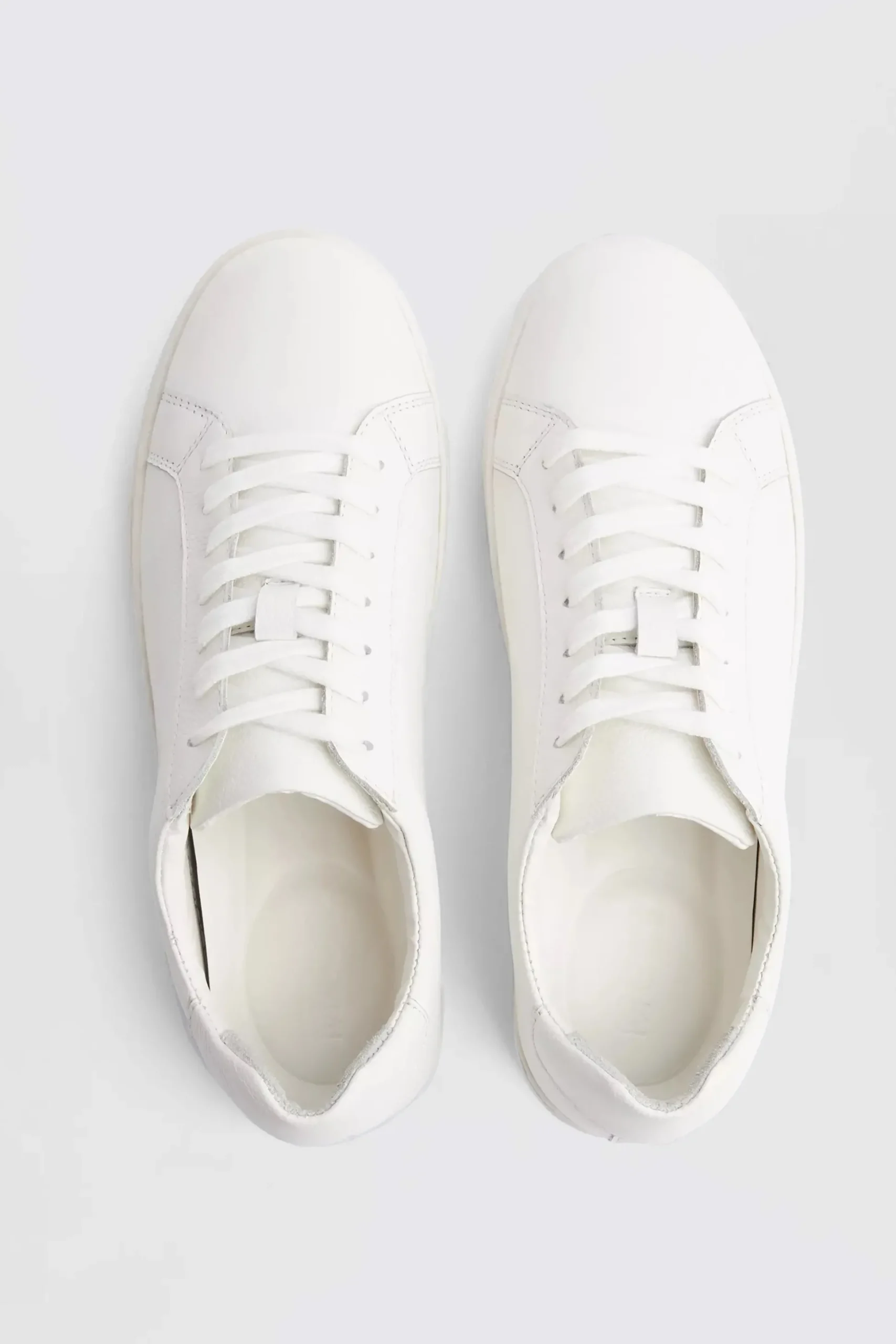 White Leather Trainers