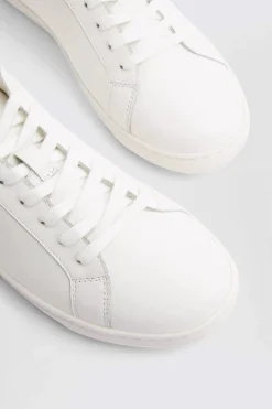White Leather Trainers