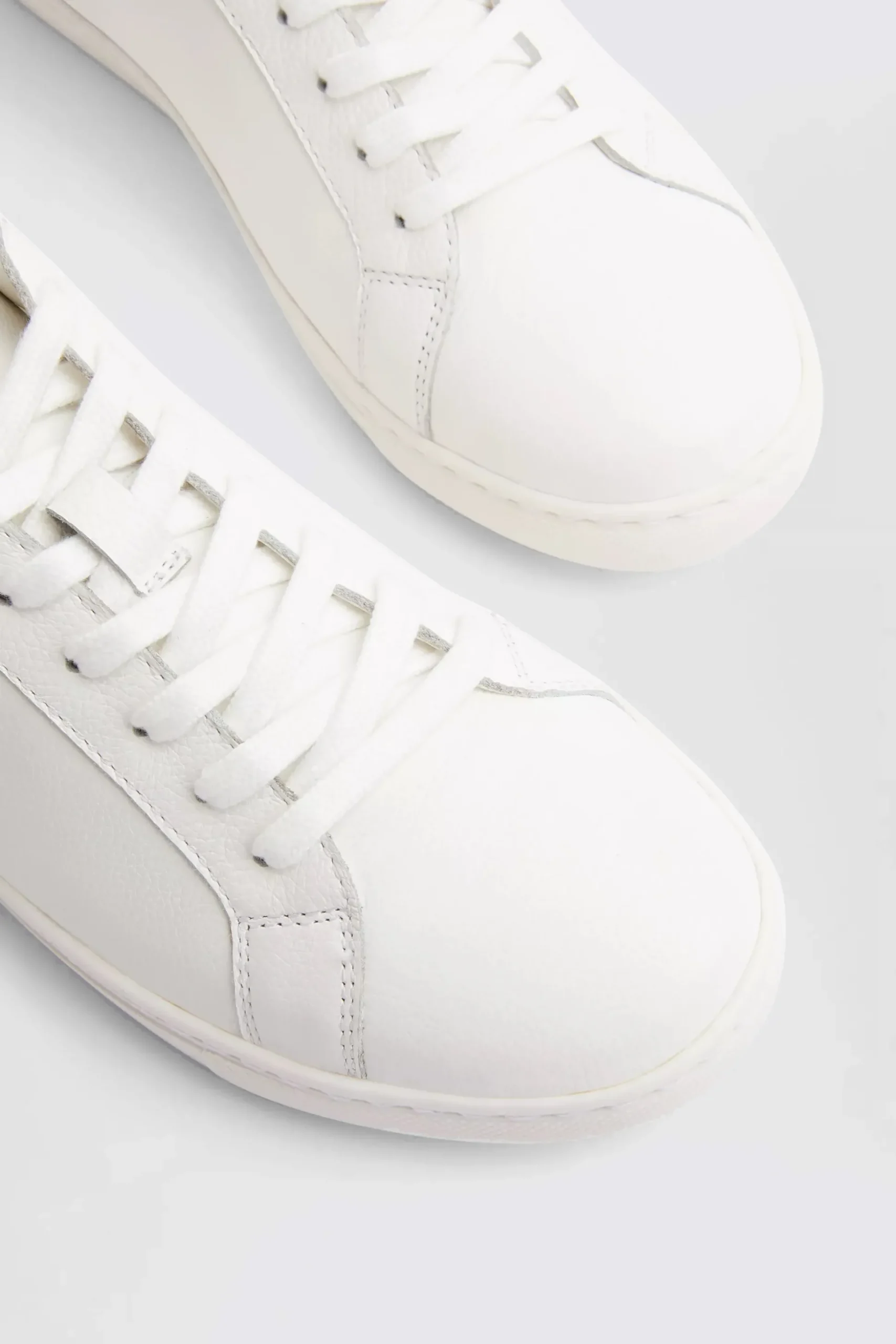 White Leather Trainers