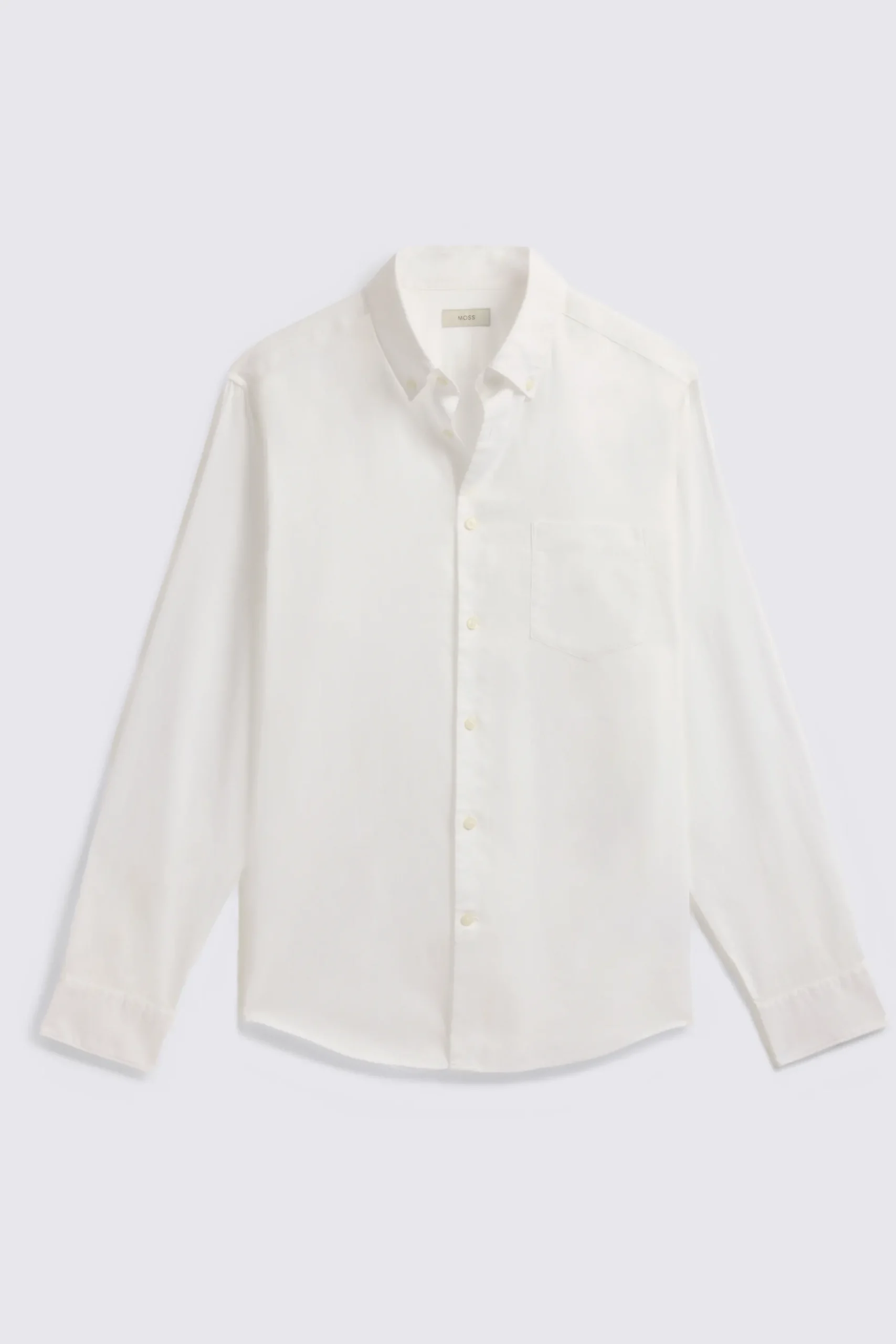 White Lightweight Oxford Shirt