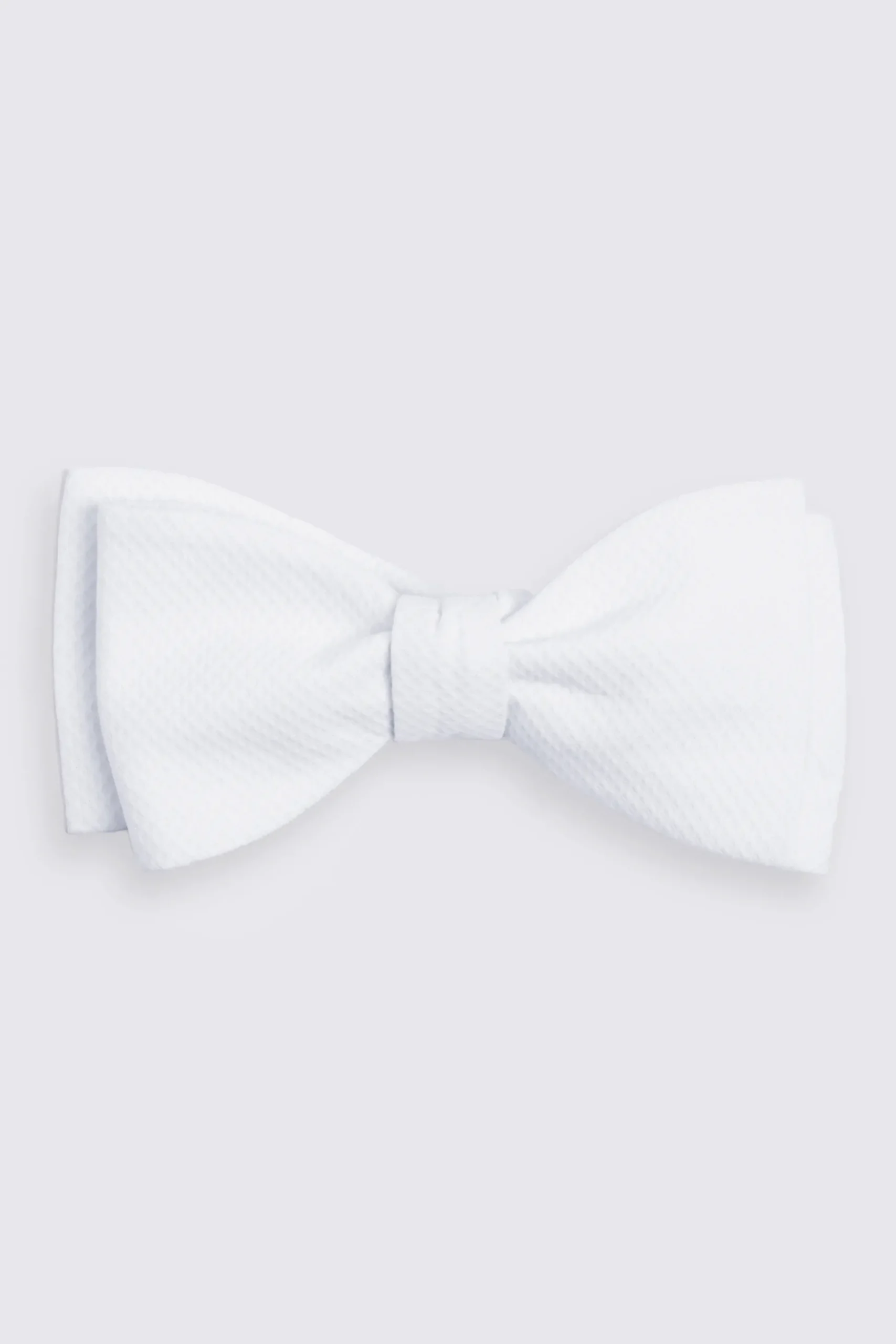 White Marcella Self-Tie Bow Tie
