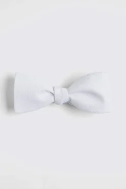 White Marcella Self-Tie Bow Tie