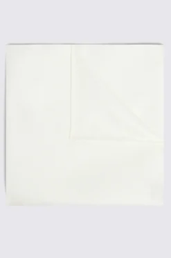 White Pocket Square