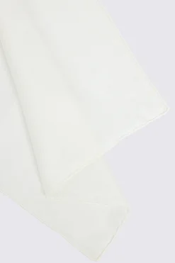 White Pocket Square