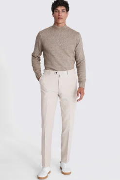 Winter White Moleskin Trousers