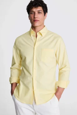 Yellow Washed Oxford Shirt