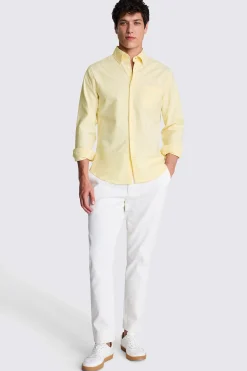 Yellow Washed Oxford Shirt