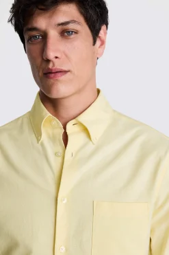 Yellow Washed Oxford Shirt