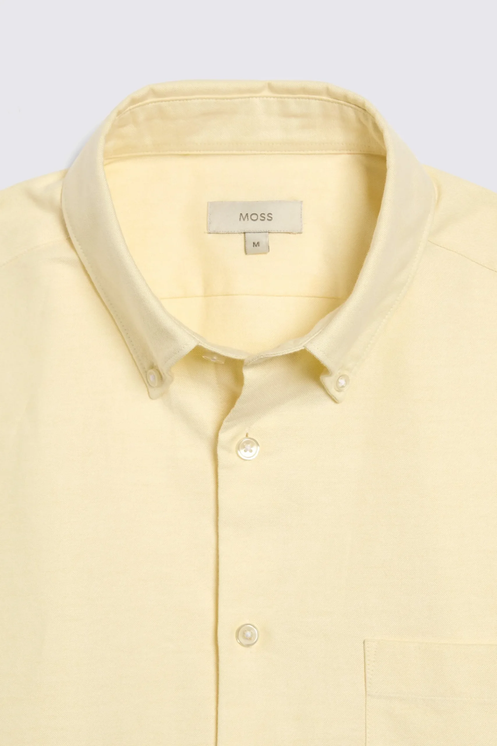 Yellow Washed Oxford Shirt